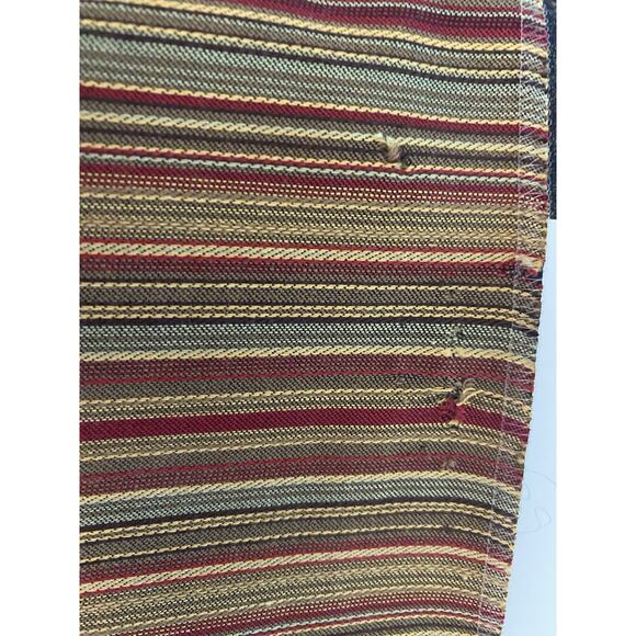 3 Brunschwig Fils Kravet Stripes Coordinate Burnt Orange Brocade Fabric Samples - Picture 7 of 8